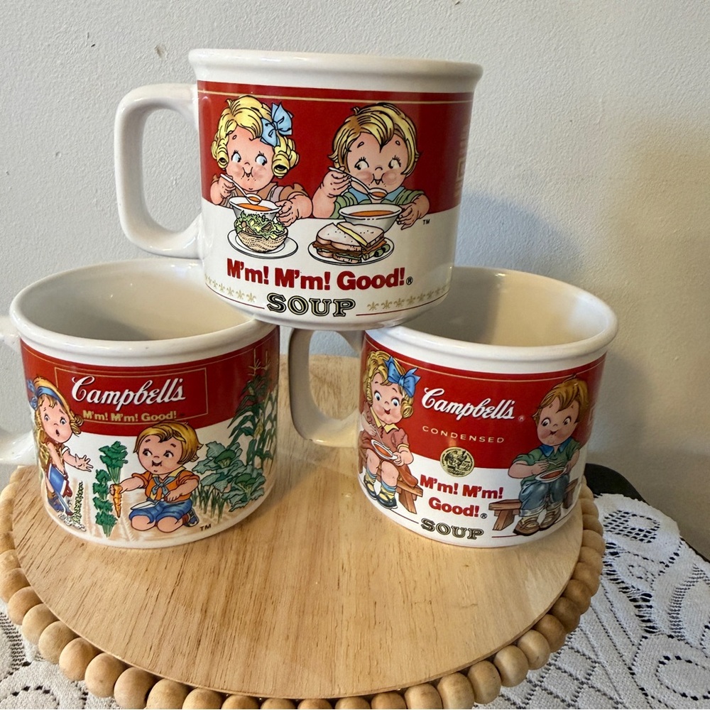 Vintage Campbells Soup Mugs from 1990s
